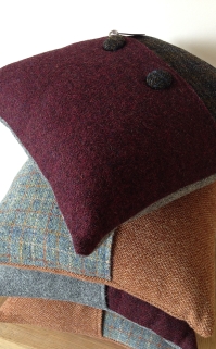 Click here to purchase your by Mrs D Harris Tweed Cushions